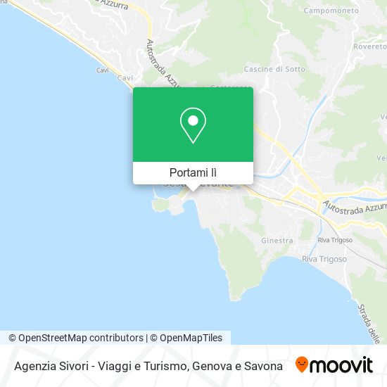 Mappa Agenzia Sivori - Viaggi e Turismo