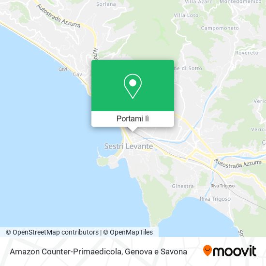 Mappa Amazon Counter-Primaedicola