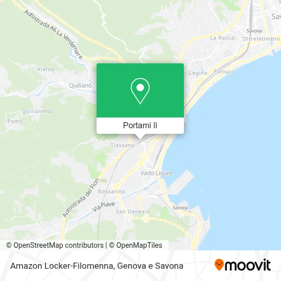 Mappa Amazon Locker-Filomenna