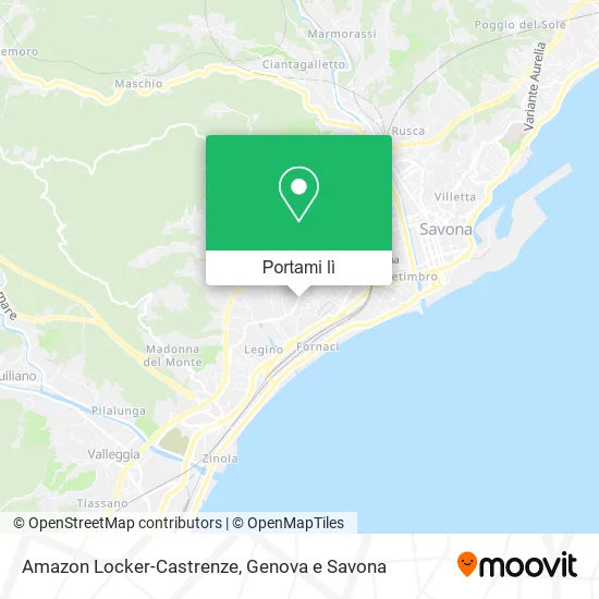 Mappa Amazon Locker-Castrenze
