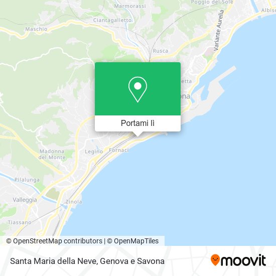 Mappa Santa Maria della Neve