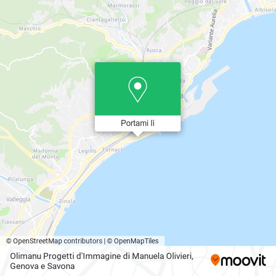 Mappa Olimanu Progetti d'Immagine di Manuela Olivieri