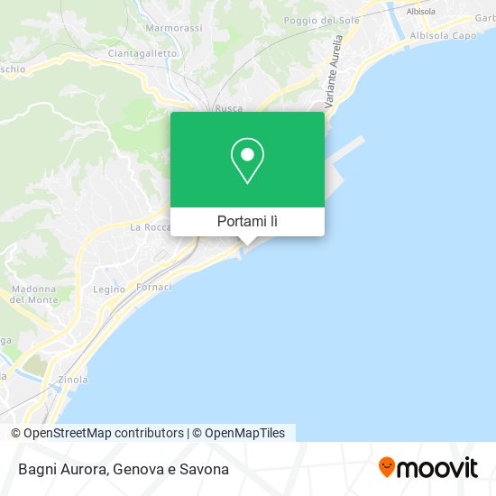 Mappa Bagni Aurora