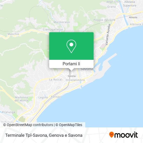 Mappa Terminale Tpl-Savona