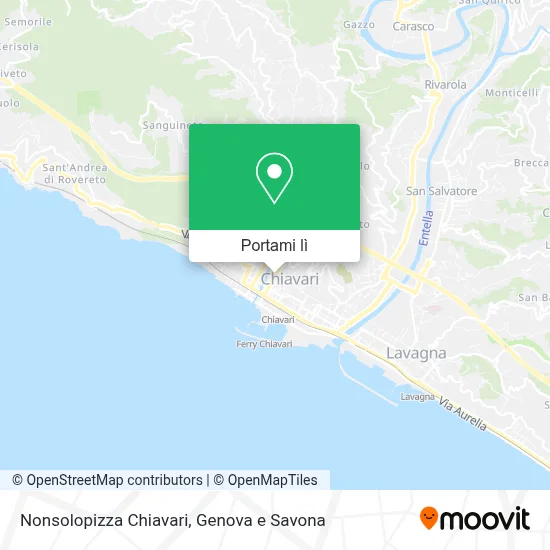 Mappa Nonsolopizza Chiavari