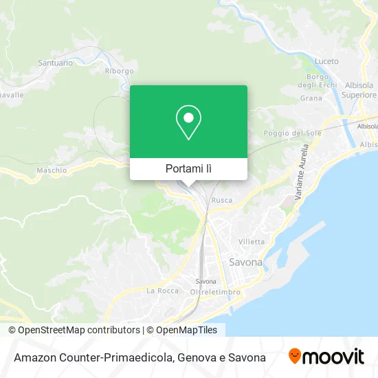 Mappa Amazon Counter-Primaedicola
