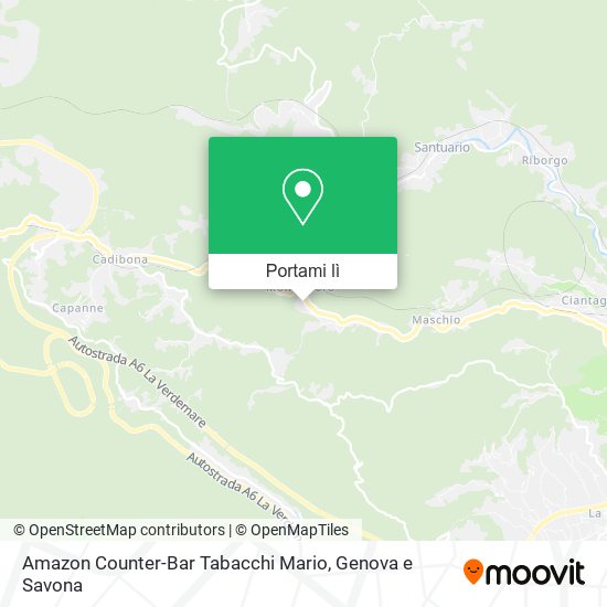 Mappa Amazon Counter-Bar Tabacchi Mario