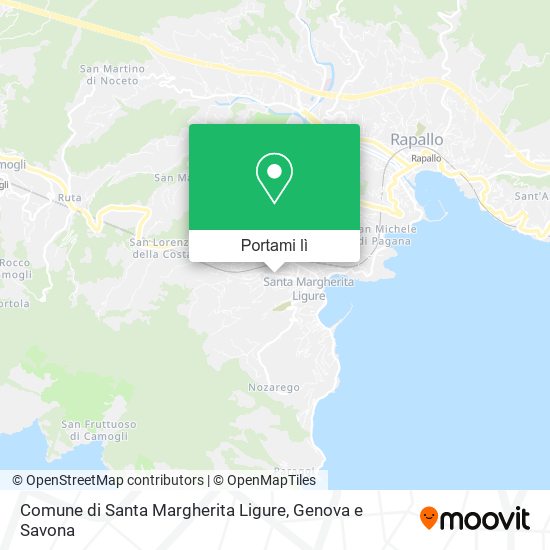 Mappa Comune di Santa Margherita Ligure