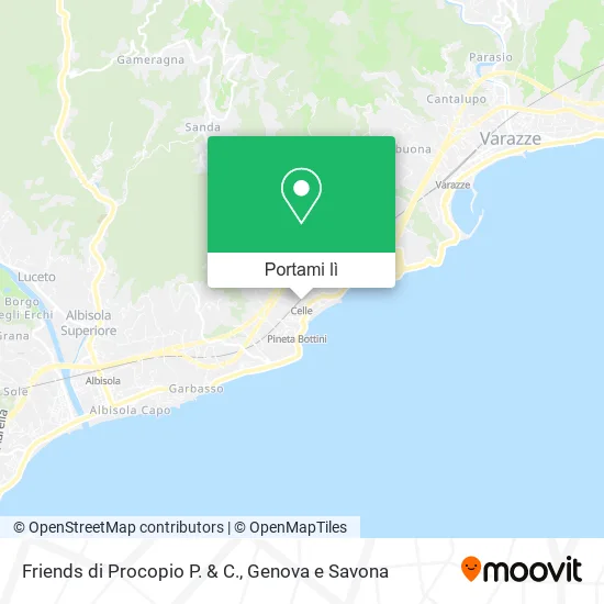 Mappa Friends di Procopio P. & C.