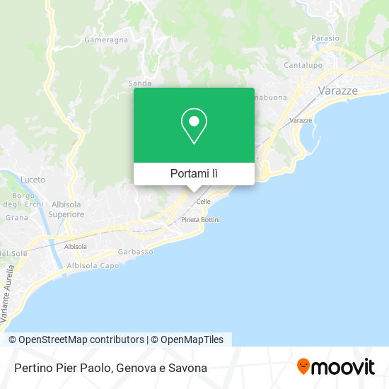 Mappa Pertino Pier Paolo