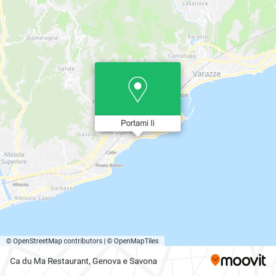Mappa Ca du Ma Restaurant