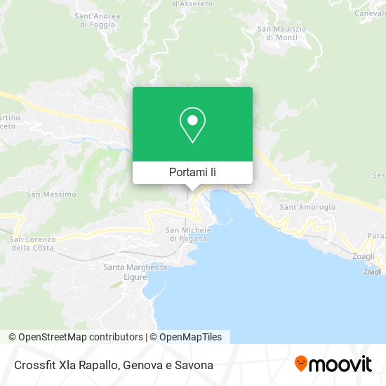 Mappa Crossfit Xla Rapallo