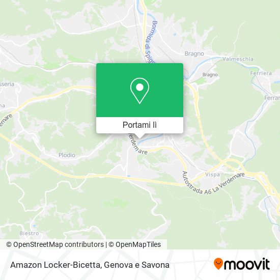 Mappa Amazon Locker-Bicetta