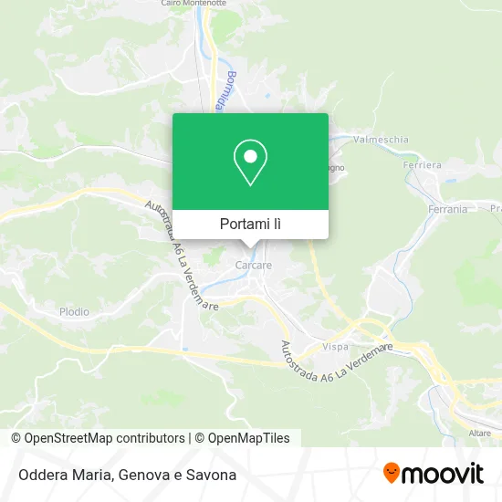 Mappa Oddera Maria