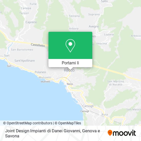 Mappa Joint Design Impianti di Danei Giovanni