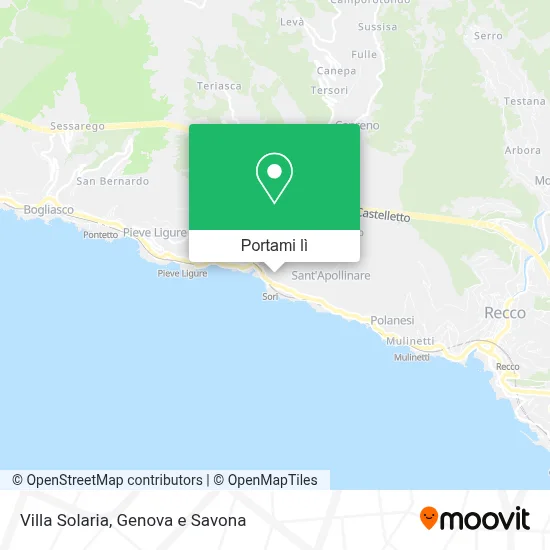 Mappa Villa Solaria
