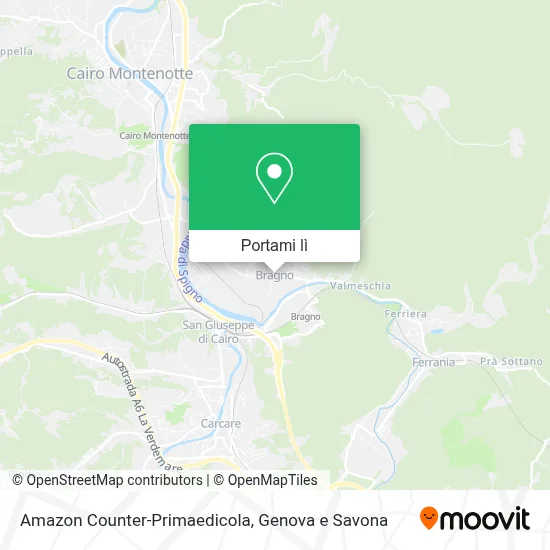 Mappa Amazon Counter-Primaedicola