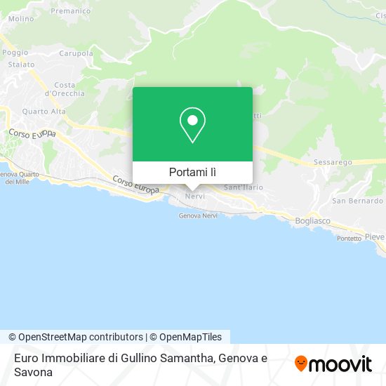 Mappa Euro Immobiliare di Gullino Samantha