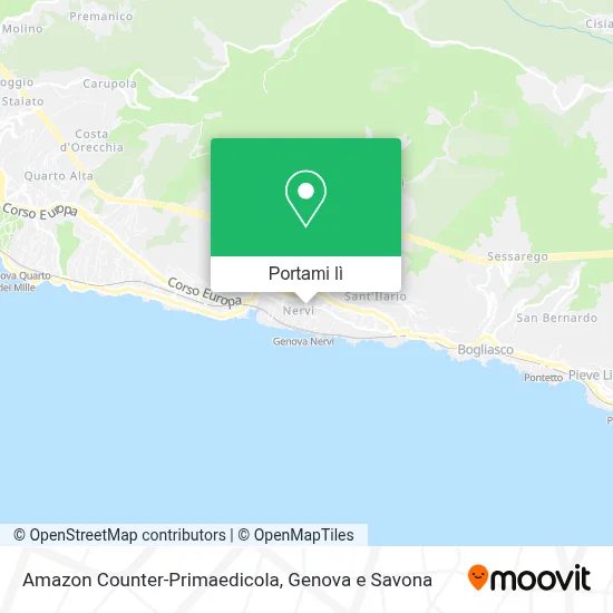 Mappa Amazon Counter-Primaedicola