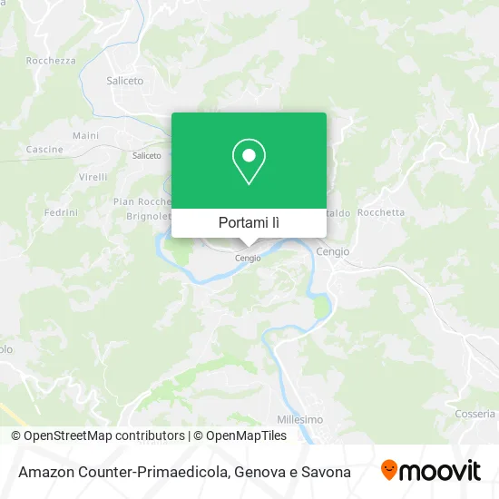 Mappa Amazon Counter-Primaedicola