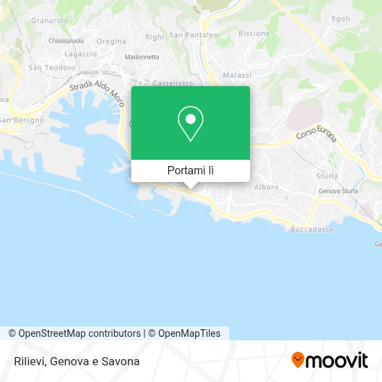 Mappa Rilievi