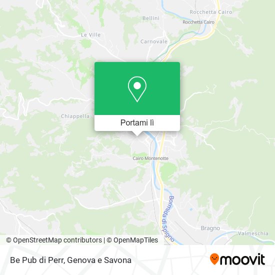 Mappa Be Pub di Perr