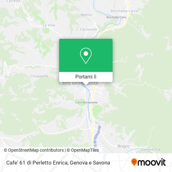 Mappa Cafe' 61 di Perletto Enrica