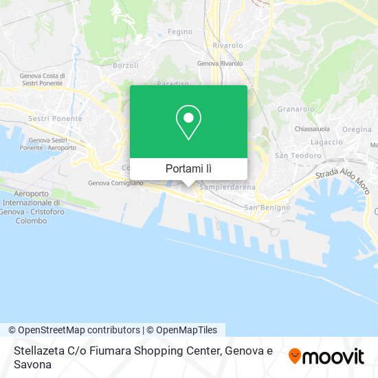 Mappa Stellazeta C / o Fiumara Shopping Center