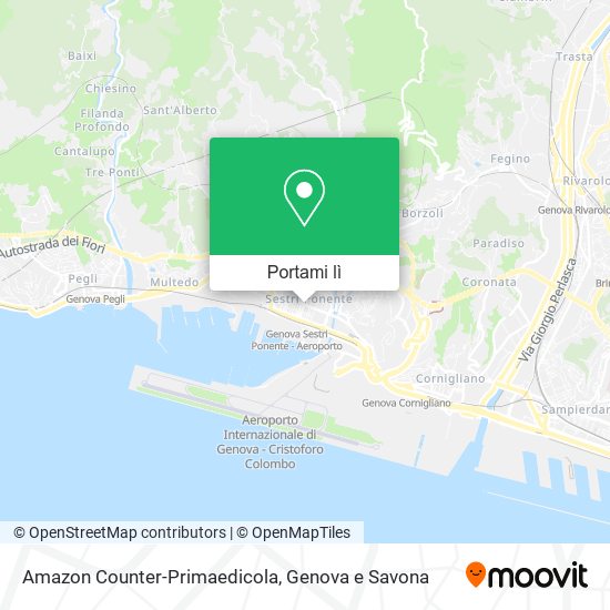 Mappa Amazon Counter-Primaedicola