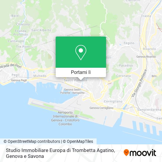Mappa Studio Immobiliare Europa di Trombetta Agatino