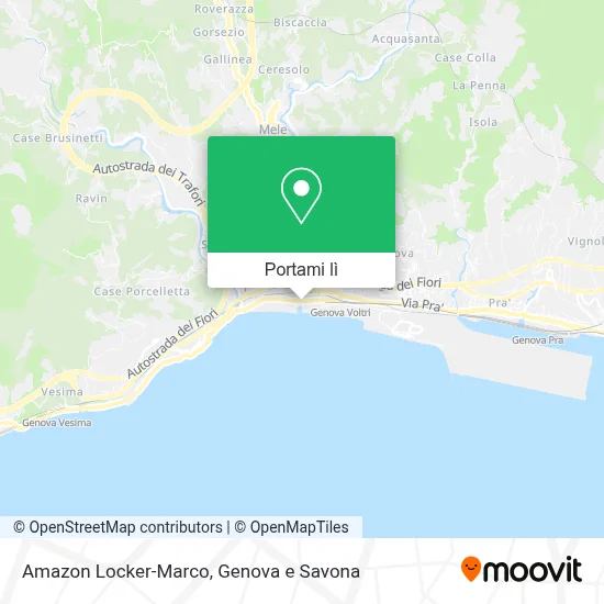 Mappa Amazon Locker-Marco