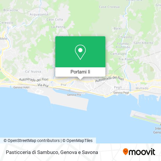 Mappa Pasticceria di Sambuco