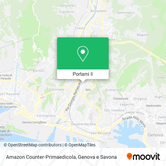 Mappa Amazon Counter-Primaedicola