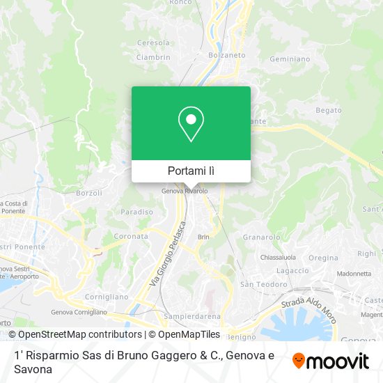 Mappa 1' Risparmio Sas di Bruno Gaggero & C.