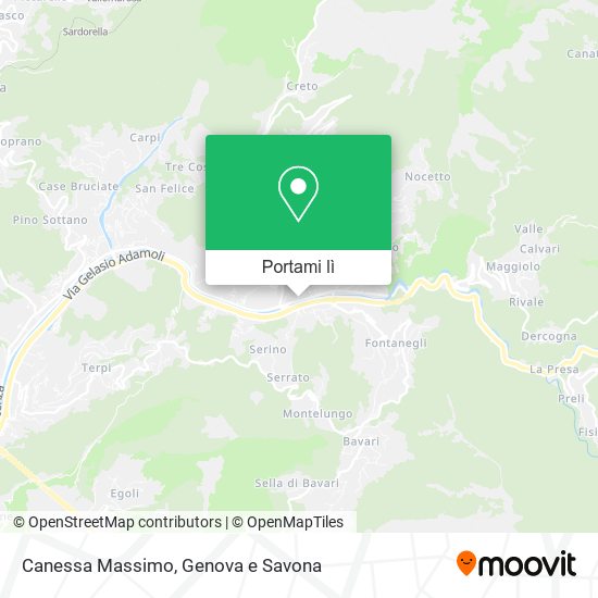 Mappa Canessa Massimo