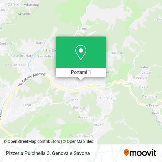 Mappa Pizzeria Pulcinella 3