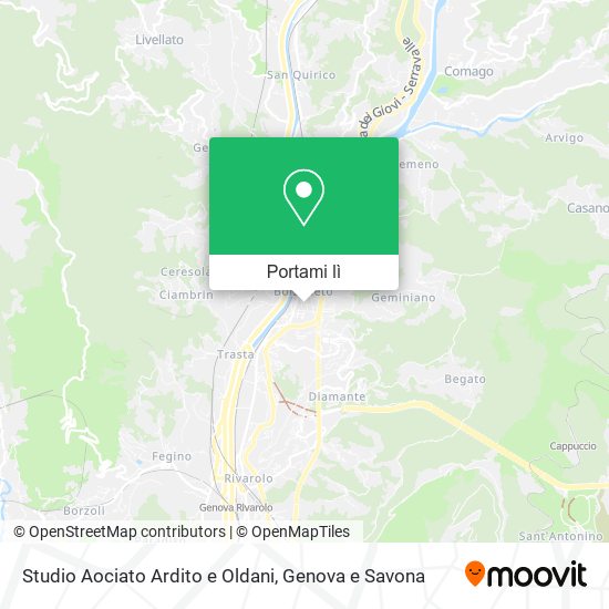 Mappa Studio Aociato Ardito e Oldani