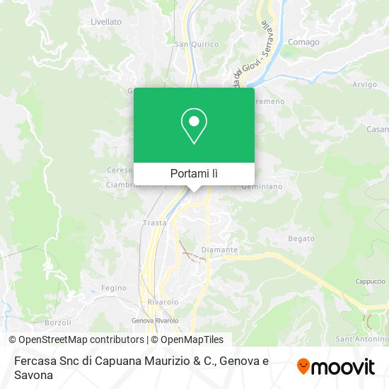 Mappa Fercasa Snc di Capuana Maurizio & C.