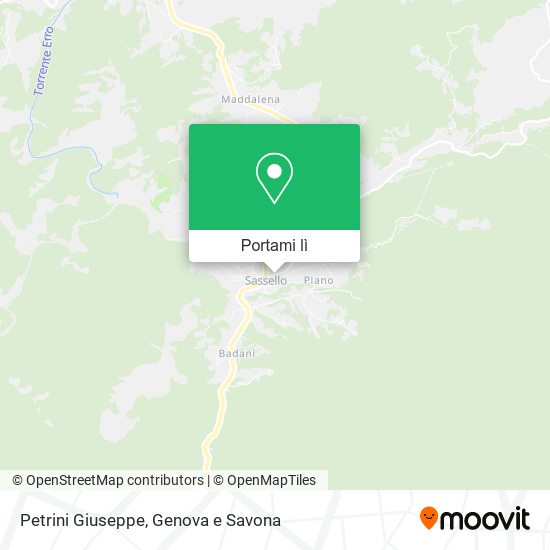 Mappa Petrini Giuseppe