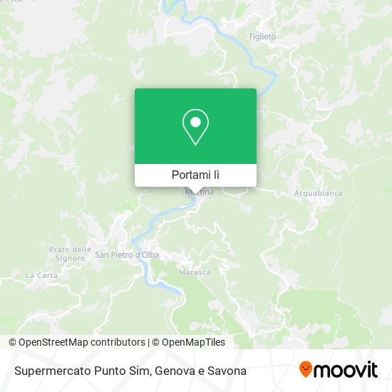 Mappa Supermercato Punto Sim