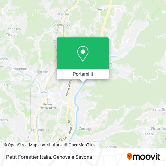 Mappa Petit Forestier Italia