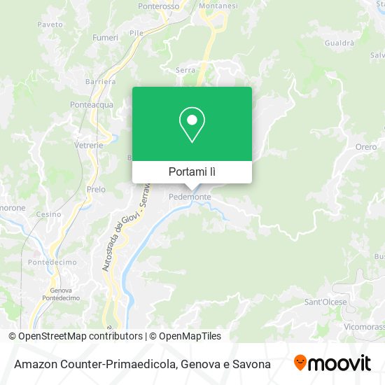 Mappa Amazon Counter-Primaedicola