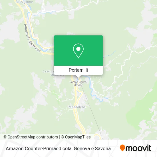 Mappa Amazon Counter-Primaedicola