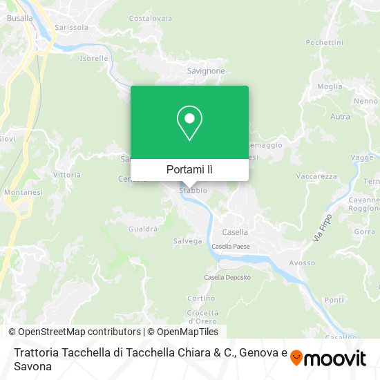 Mappa Trattoria Tacchella di Tacchella Chiara & C.