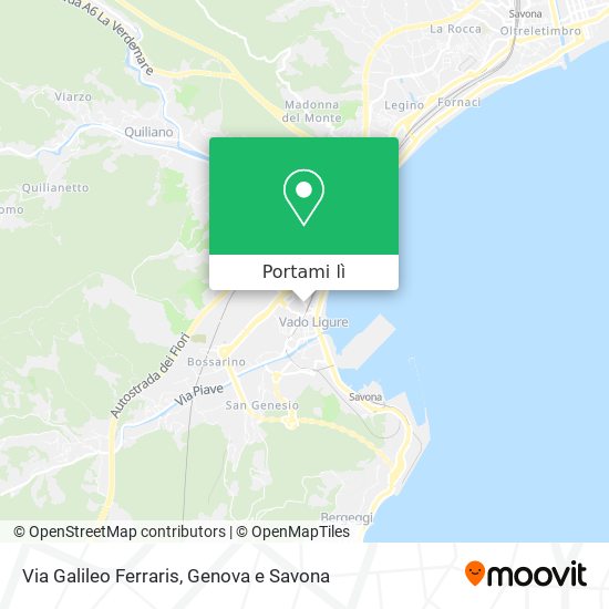 Mappa Via Galileo Ferraris