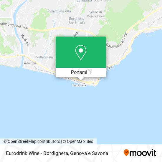 Mappa Eurodrink Wine - Bordighera