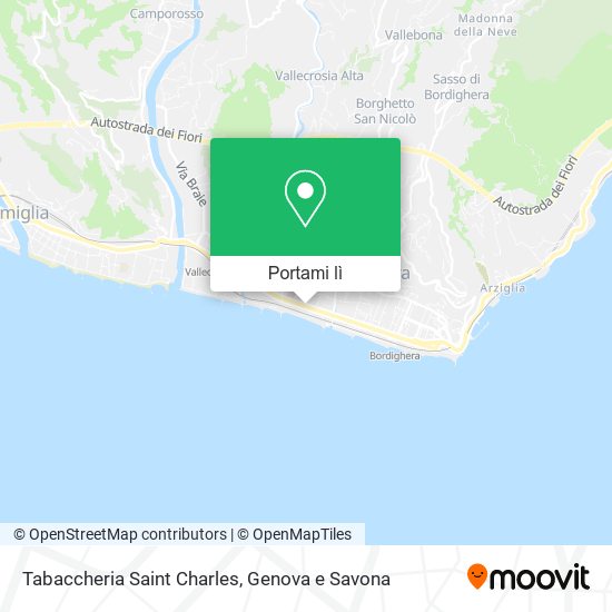 Mappa Tabaccheria Saint Charles