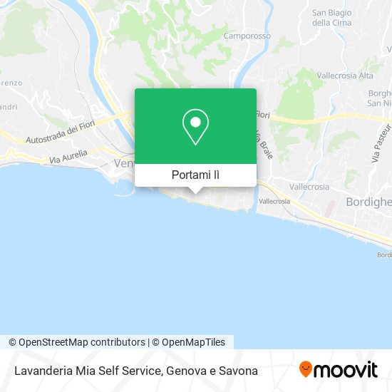 Mappa Lavanderia Mia Self Service