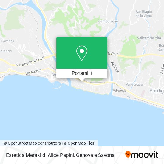 Mappa Estetica Merakì di Alice Papini