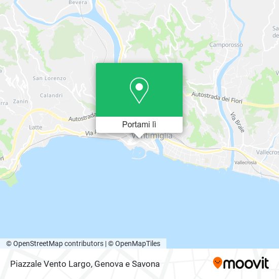 Mappa Piazzale Vento Largo